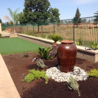 Artificial Grass Installation East Sahuarita, Arizona Putting Green Flags, Backyards