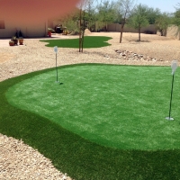 Artificial Grass Installation Oro Valley, Arizona Office Putting Green, Backyard Landscaping Ideas