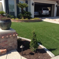 Plastic Grass Casas Adobes, Arizona Paver Patio, Small Front Yard Landscaping