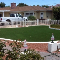 Synthetic Grass Tanque Verde, Arizona Paver Patio, Small Front Yard Landscaping