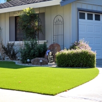 Synthetic Turf Flowing Springs, Arizona Landscape Rock, Front Yard Landscaping