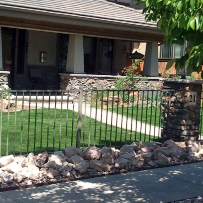 Artificial Grass Carpet Fort Thomas, Arizona Landscaping, Front Yard