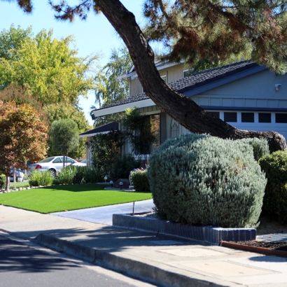 Fake Turf Marana, Arizona Landscape Design, Small Front Yard Landscaping