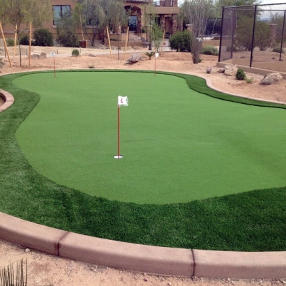 Fake Turf Sun Lakes, Arizona Home Putting Green, Backyard Garden Ideas