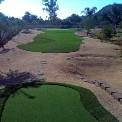 Faux Grass Winslow West, Arizona Backyard Putting Green, Backyard Makeover