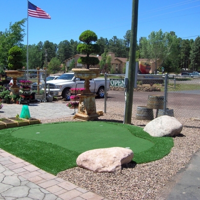 Grass Installation Winslow, Arizona Putting Green, Commercial Landscape