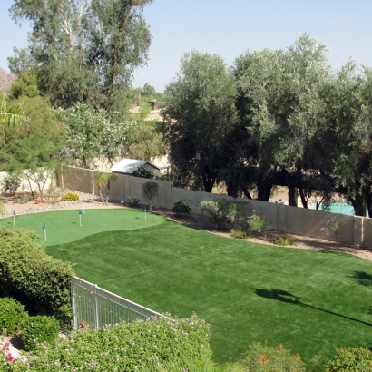 Installing Artificial Grass McNary, Arizona Landscaping Business, Beautiful Backyards