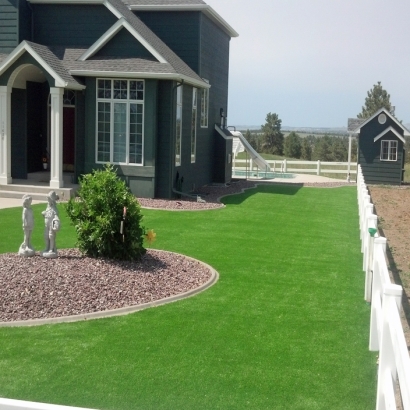 Synthetic Turf Hackberry, Arizona City Landscape, Front Yard