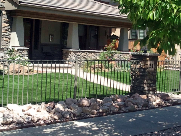 Artificial Grass Carpet Fort Thomas, Arizona Landscaping, Front Yard