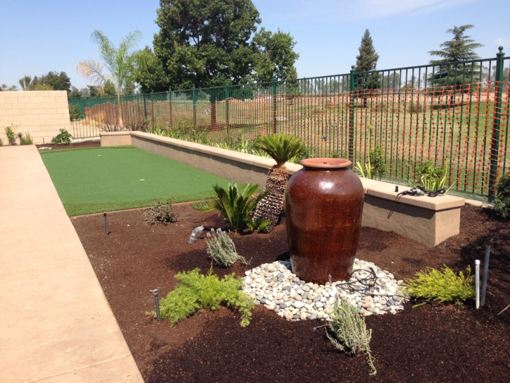 Artificial Grass Installation East Sahuarita, Arizona Putting Green Flags, Backyards