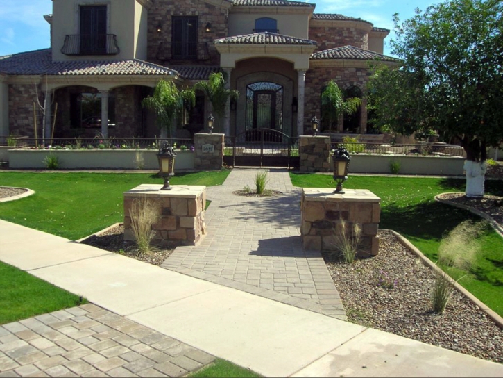 Artificial Lawn Patagonia, Arizona Paver Patio, Front Yard Landscaping Ideas