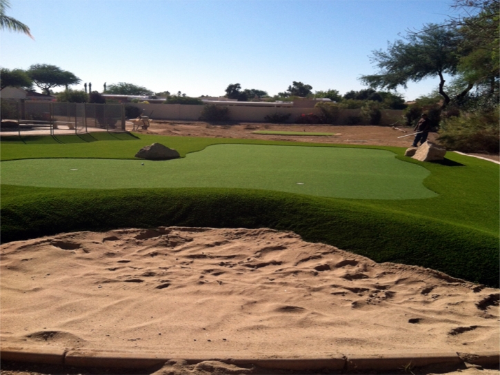 Fake Grass Carpet Gu Oidak, Arizona Best Indoor Putting Green, Backyard Landscaping Ideas