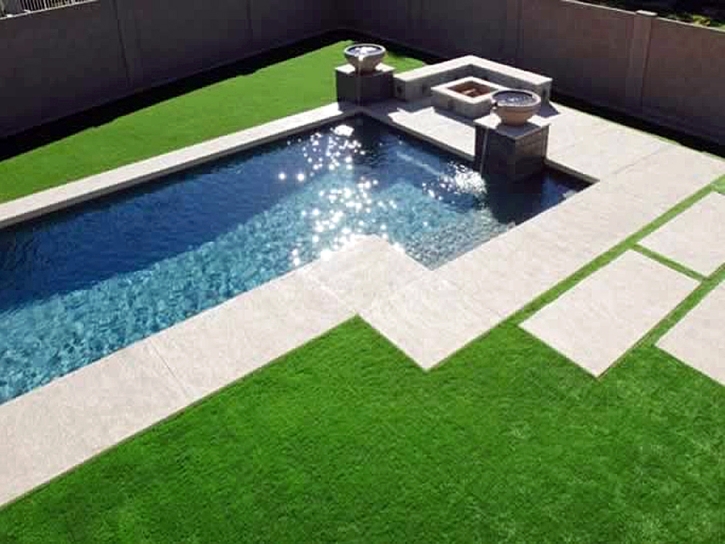 Fake Grass Carpet Pisinemo, Arizona City Landscape, Backyard Pool