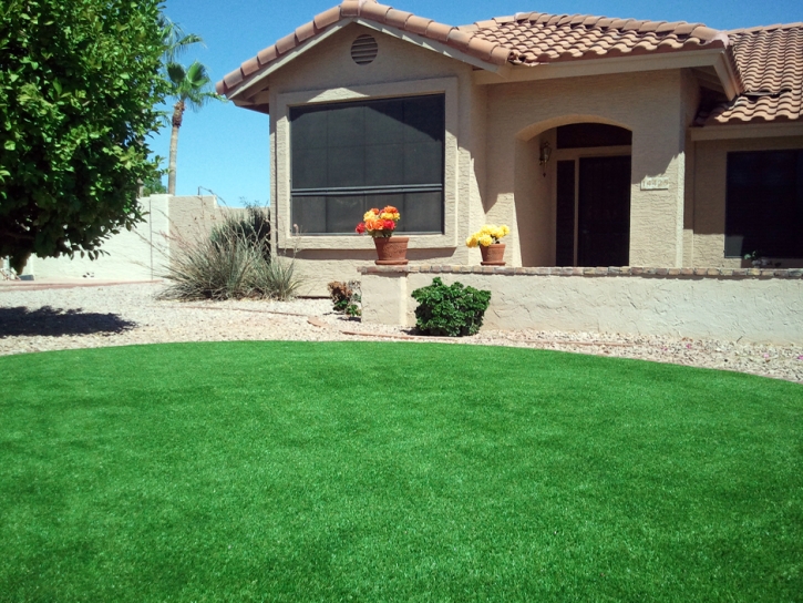 Faux Grass Clay Springs, Arizona Landscape Design, Front Yard