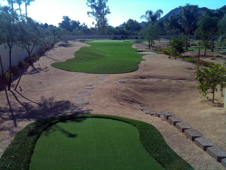 Faux Grass Winslow West, Arizona Backyard Putting Green, Backyard Makeover