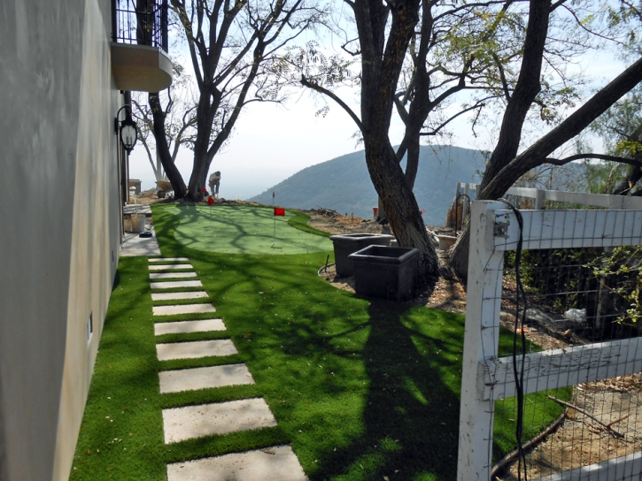 Installing Artificial Grass Tortolita, Arizona Backyard Putting Green, Backyard Ideas