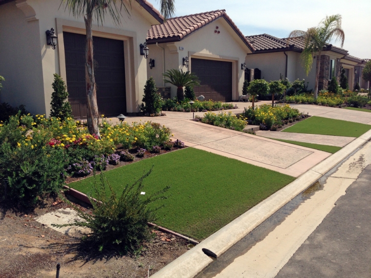 Synthetic Grass Cost Verde Village, Arizona Landscape Design, Front Yard