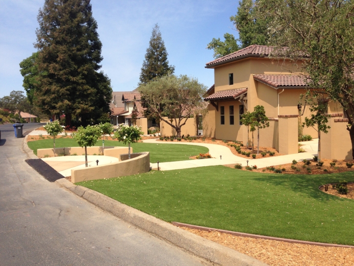 Synthetic Grass Sedona, Arizona Lawns, Front Yard Design