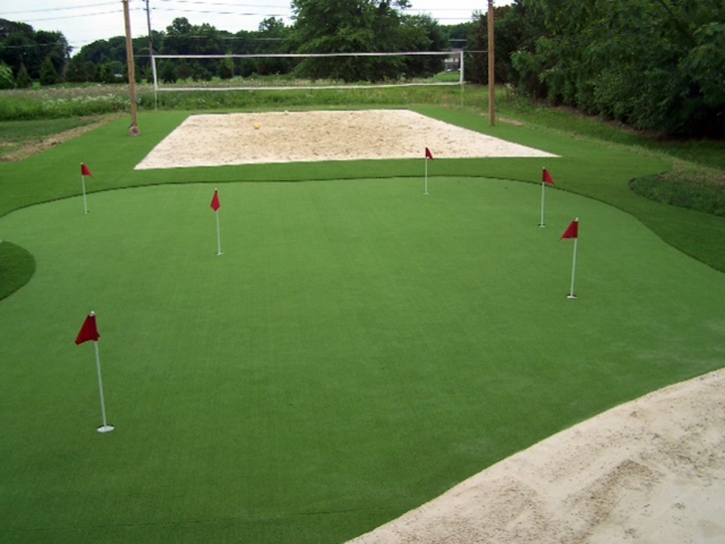 Synthetic Lawn Valencia West, Arizona Home Putting Green, Backyard Landscaping Ideas