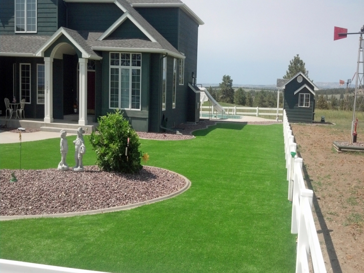 Synthetic Turf Hackberry, Arizona City Landscape, Front Yard